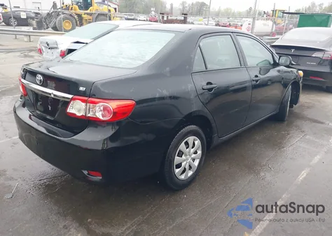 2011 Toyota Corolla Base from USA, damaged, VIN 2T1BU4EE4BC685699